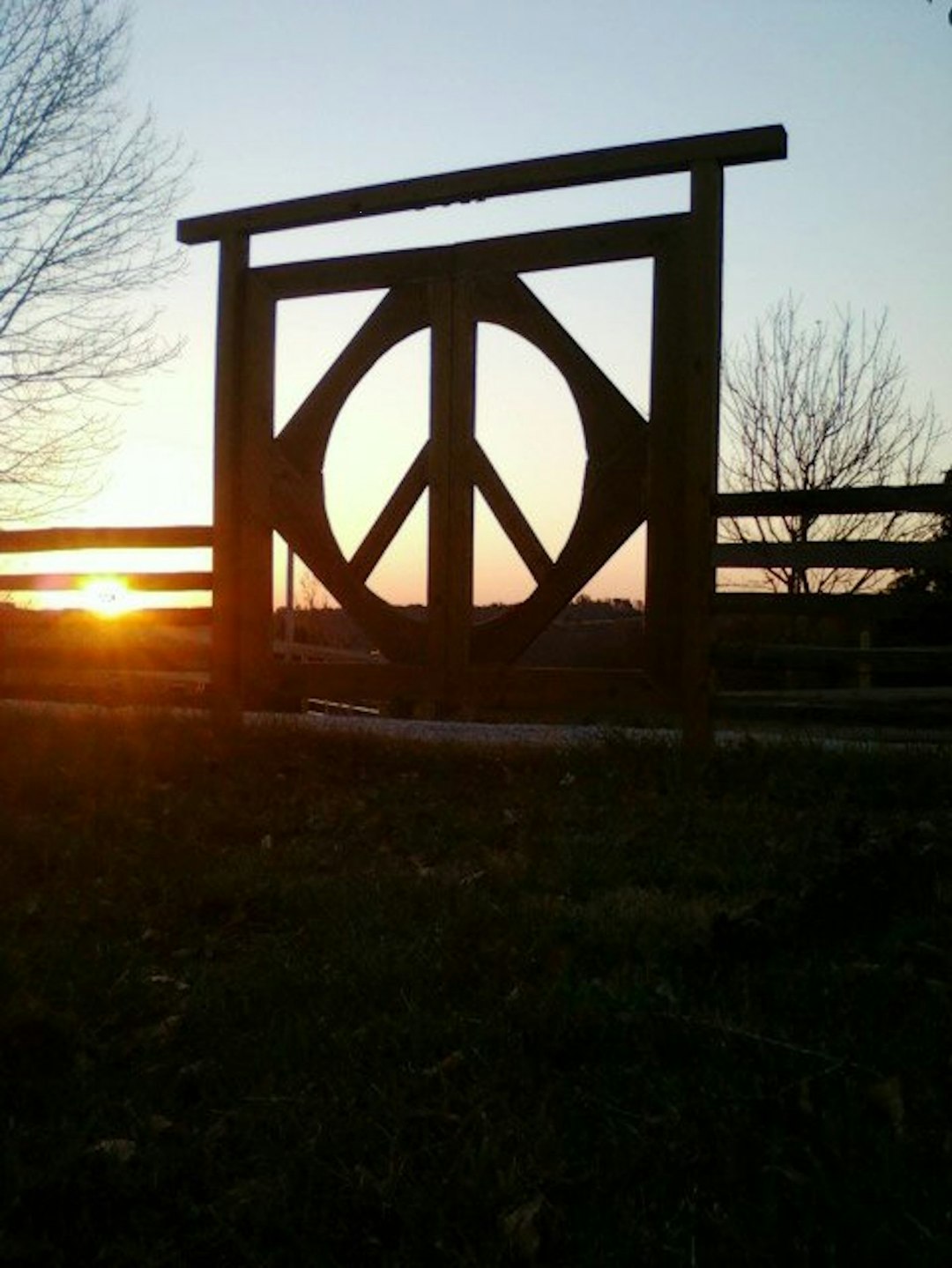 a large wooden structure